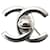 Chanel COCO Mark Silvery Metal  ref.1276040