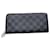Louis Vuitton Zippy Wallet Vertical Black Cloth  ref.1276339