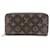 Louis Vuitton Portefeuille zippy Brown Cloth  ref.1276508