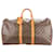 Louis Vuitton Canvas Monogram Keepall 55 Brown Cloth  ref.1276559