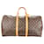 Louis Vuitton Canvas Monogram Keepall 55 Brown Cloth  ref.1276563