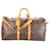 Louis Vuitton Canvas Monogram Keepall Bandouliere 55 Brown Cloth  ref.1276568
