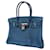 Hermès Birkin 30 Blue Leather  ref.1276871