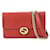 Gucci Wallet on Chain Red Leather  ref.1277133