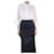 Autre Marque White button-up husband cotton shirt - size L  ref.1277331