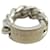 CHRISTIAN DIOR CURB RING 50 WHITE GOLD 18K 13.2G WHITE GOLDEN RING Silvery  ref.1277455