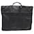 LONGCHAMP SUIT HOLDER IN BLACK SEEDED LEATHER LEATHER CLOTHES HOLDER BAG  ref.1277560