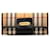 Burberry Pochette cosmétique en toile à carreaux Haymarket  ref.1277578