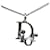 Dior Collana con ciondolo logo Metallo  ref.1277581