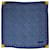 Louis Vuitton Blauer Seidenschal mit Monogramm-Denimmuster  ref.1277619