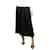 Ulla Johnson Jupe longue en satin plissé noir - taille UK 8 Polyester  ref.1277624
