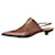 Petar Petrov Brown slingback pointed-toe shoes - size EU 40 Leather  ref.1277639