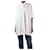 Agnona Weißes, übergroßes Hemd mit seitlichen Schlitzen – Größe XS Baumwolle  ref.1277642