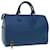 Louis Vuitton Epi Speedy 30 Handtasche Toledo Blau M43005 LV Auth 66238 Leder  ref.1277777