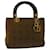 Christian Dior Canage Hand Bag Nylon Brown Auth bs12114  ref.1277783