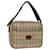 BURBERRY Nova Check Shoulder Bag PVC Beige Auth 67088 Cloth  ref.1277786