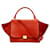 Céline Trapèze Red Leather  ref.1278147