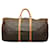 Louis Vuitton Keepall Bandoulière 60 Brown Cloth  ref.1278545