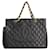 Chanel GST (großartige Einkaufstasche) Schwarz Leder  ref.1278592