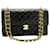 Chanel Double flap Black Leather  ref.1278602
