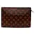 Louis Vuitton Pochette homme Brown Cloth  ref.1278615