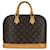 Louis Vuitton Alma Brown Cloth  ref.1278733