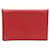 Hermès Hermes Calvi Roja Cuero  ref.1278821