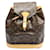 Louis Vuitton Montsouris Brown Cloth  ref.1278856