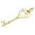 Tiffany & Co Key heart Golden  ref.1279685