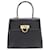 Salvatore Ferragamo Iconic Top Handle Black Leather  ref.1279820