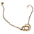 Bracelet de chaîne en or rose Cartier Love avec 2 boucles, matériel en or doré 18 carats. Bijouterie dorée  ref.1279832