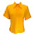 Autre Marque Maison Rabih Kayrouz Mustard Yellow Short Sleeved Polo Top Viscose  ref.1279924