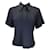 Autre Marque Maison Rabih Kayrouz Navy Blue Short Sleeved Polo Top Viscose  ref.1279927