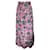 Autre Marque Muveil Pink / green / Burgundy Stamp Print Midi Skirt Multiple colors Polyester  ref.1279955