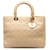 Beige Dior Large Lambskin Cannage Lady Dior Satchel Leather  ref.1279999