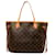 Braune Neverfull MM-Einkaufstasche mit Louis Vuitton-Monogramm Leder  ref.1280011
