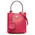 Bolso satchel pequeño de cuero Saffiano Panier de Prada en rosa  ref.1280024