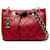 Borsa a tracolla rossa Chanel CC in pelle di agnello bicolore Rosso  ref.1280026