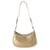 Prada Gold Brushed Leather Platinum Cleo Bag White gold  ref.1280042