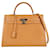 Hermès HERMES Box Kelly 35 in Vache Natural Brown Leather  ref.1280116