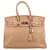 Hermès HERMES BIRKIN 35 Taurillon Clemence Tabac camel Silver Metal fittings L: 2008 Brown Leather  ref.1280121