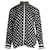 Autre Marque Seidenhemd mit schwarzen und weißen Punkten Silber Metallisch Baumwolle  ref.1280175