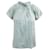 Autre Marque Camicia Celeste in Cotone con Ricamo Blu  ref.1280178