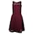 Autre Marque Burgundy Lace Dress Red Dark red Viscose Cellulose fibre  ref.1280188