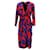 Dries Van Noten Floral Print Wrap Dress in Multicolor Polyester Multiple colors  ref.1280200