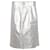 Escada Knee-Length Skirt in Metallic Gold Leather Golden  ref.1280207