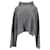 Stella Mc Cartney Stella McCartney Wide-Neck Rib-Knit Sweater in Grey Cashmere Wool  ref.1280240