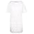 Autre Marque Kleid mit floralem Spitzendetail Weiß Baumwolle  ref.1280259