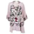 Autre Marque Printed silk blouse Brown Beige Cotton  ref.1280263