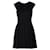 Autre Marque Fit and Flare Midi Dress Black Polyester  ref.1280279